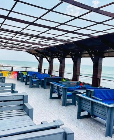 Sea Side View of De Place @ De Beach Resort Ghana