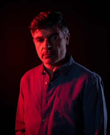 Portait of David, the antagonist played by Nacho Guerreros