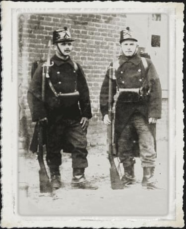 Léopold Van Landegem et Alphonse Van Landschoot