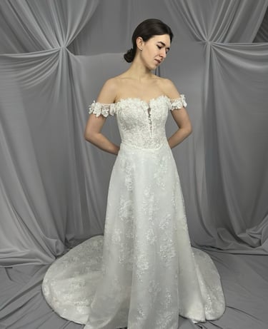 a woman in a white dress with a white dress