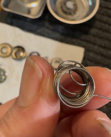 Damaged check spring