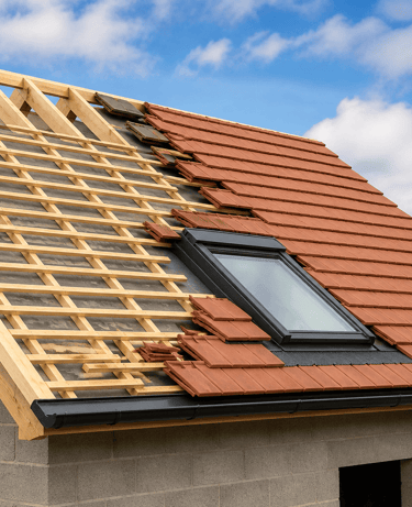 Pose de toiture en tuiles – structure et finition