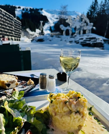 Panoramic view over the montains