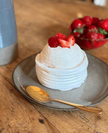 pavlova aux fraises