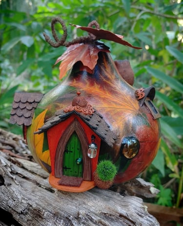 Gourd fairy house