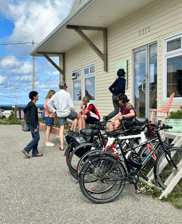 Lodging for cyclists in the Magdalen Islands