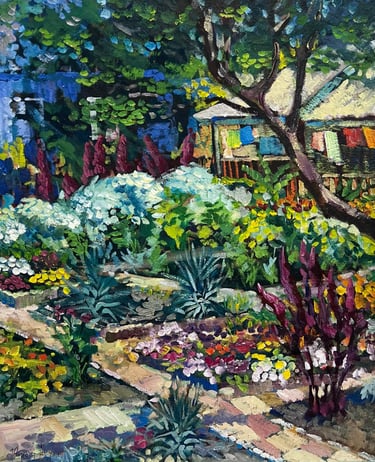 Андрій Хворост, «Алея в квітах. База «Чайка» с.Лугове», 2011