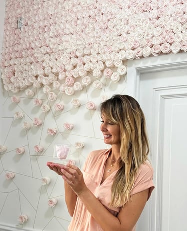 Delphine Breyne, founder of Delphine Eyebrow Couture New York, guest on Living the Dream podcast