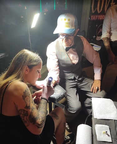 Tatuajes para invitados en casamientos elegantes