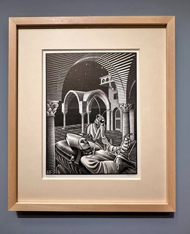 Dream ( Mantis Religiosa), 1935 Wood Engraving ©16mag