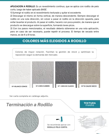 Ficha Tecnica Revestimiento Texturado a ROdillo COLOCACION
