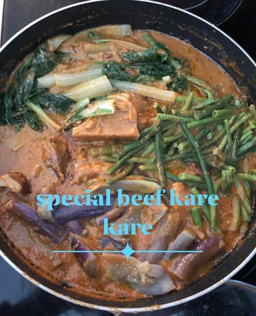 beef kare kare