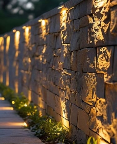 bahçe peyzaj tasarımı sonrası ferah dış mekan görünümü