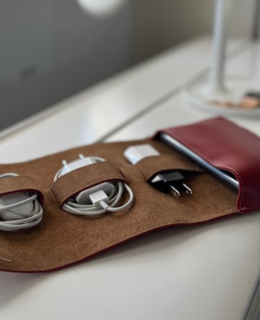 pochette de rangement pour cable pour le voyage