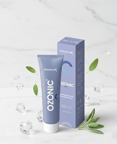 Natural and remineralizing ozone toothpaste Ozonic