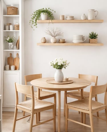 upsimples Floating Shelves for Wall, Wall Shelves for Decor Storage Set of 6, Wall Mounted Wood Shel