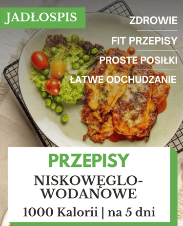 Dieta niskowęglowodanowa - jadłospis pdf