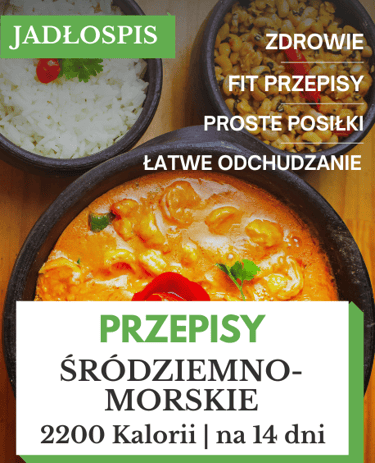 Dieta śródziemnomorska jadłospis pdf