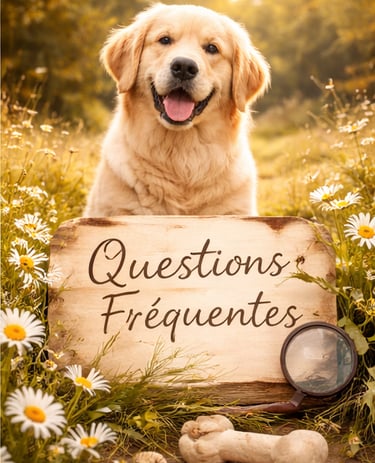 happy golden retriever