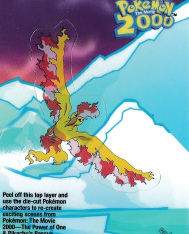 Stickers 5 of 10 Topps Pokémon The Movie 2000 front