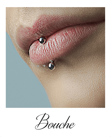 Bijou de piercing bouche en titane Grade 23 ASTM F136