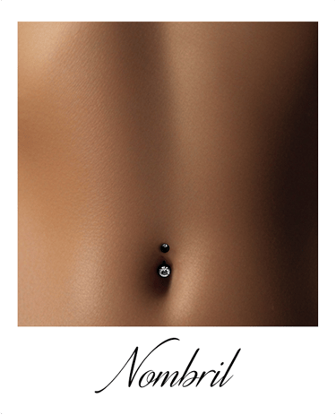 Bijou de piercing nombril en titane Grade 23 ASTM F136