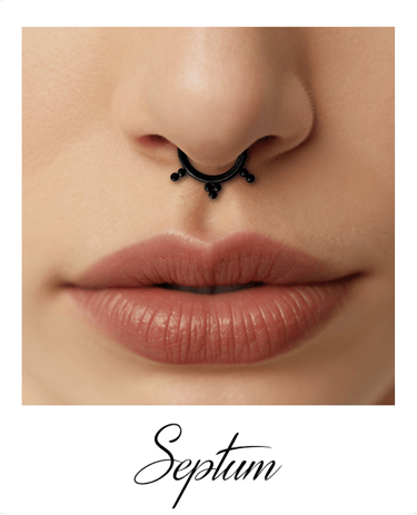Bijou de piercing septum en titane Grade 23 ASTM F136