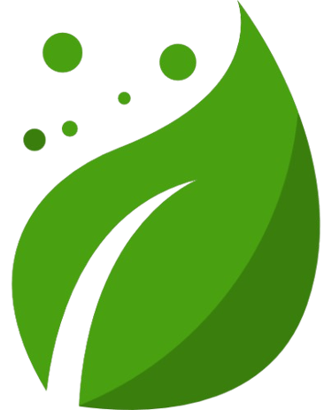 a green leafy plant with bubbles coming out of it