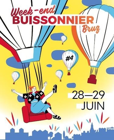 poster for the "Week-end Buissonnier"