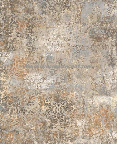 hand knotted high quality Nepalese carpet -  Abstract Akira - himalayacarpetnepal.com