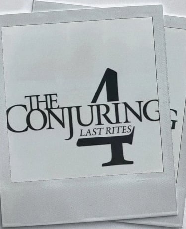 Logo original do filme "The Conjuring 4: Last Rites