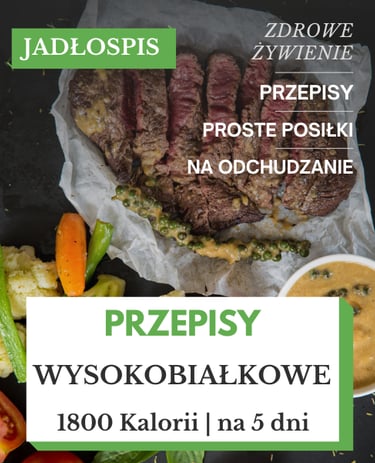 dieta wysokobiałkowa jadłospis pdf 1800 kcal