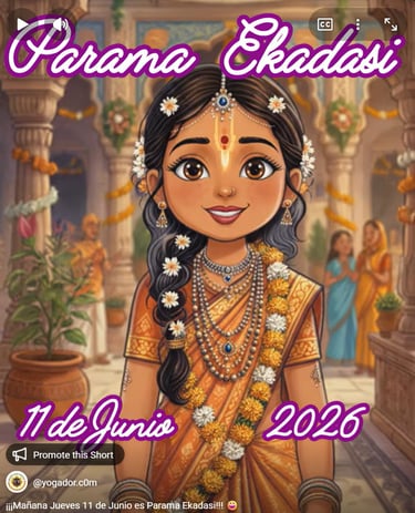 Parama Ekadasi, ayuno de granos de los Hare Krishna