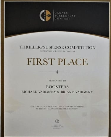 Brian Vadimsky Cannes winning script