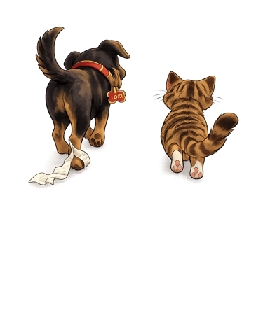 Loki and Cat walking towards their next sustainability gig