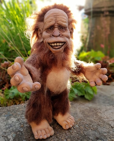 Character creature sculpture created through professional 3D sculptural services