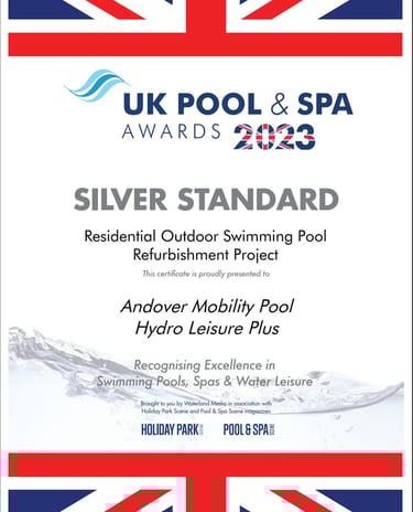a silver award for swimming pool refurbishment