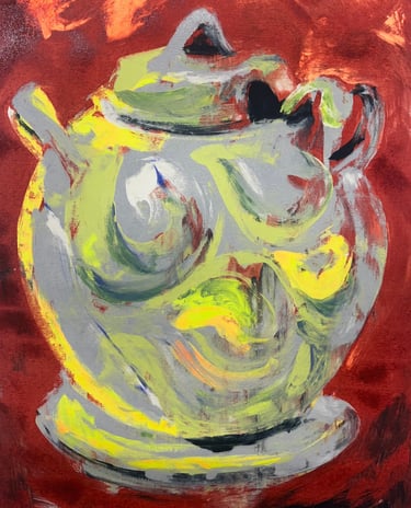 Screen print - Alan Caiger Smith tureen
