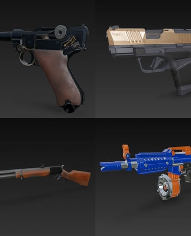 Catalogo y Coleccion de Armas Modelos 3D