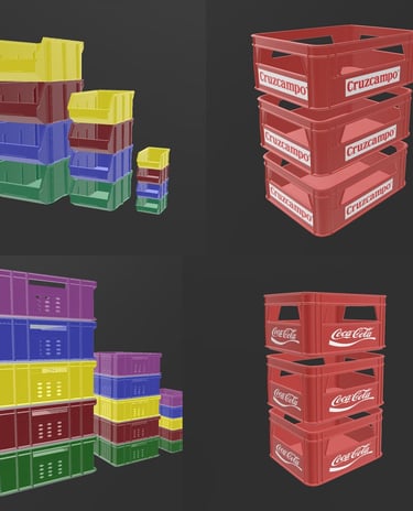 Catalogo y Coleccion de Cajas y Envases para descargar e imprimir 3d STL