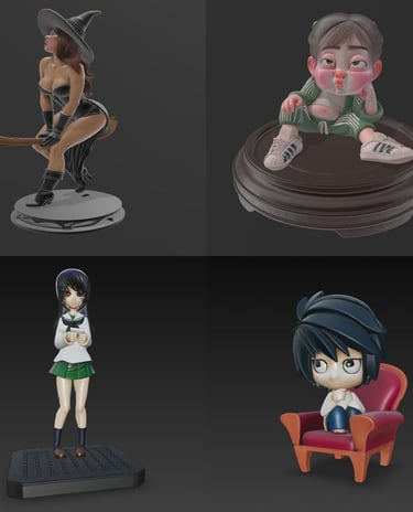 Coleccion y Catalogo de Anime Modelos 3D
