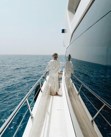 environnement d’exception, sur un yacht de luxe au cœur d’un événement privé.