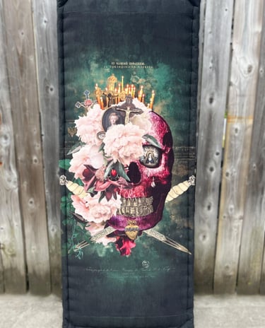 la ligne 29 fabric skull french mattress cushion upholstered in toronto