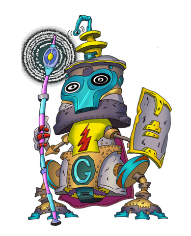 Lt. Robot RUR, chief in command of the robot army