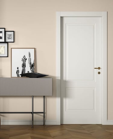 iç mekan kapı sistemiyle tamamlanmış dekorasyon alanı