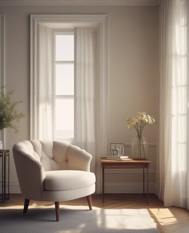 Bright living room with modern inventory