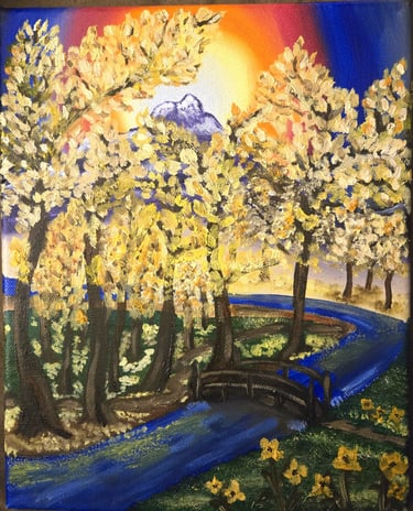 Feuille (painting) Kylee Nicole
