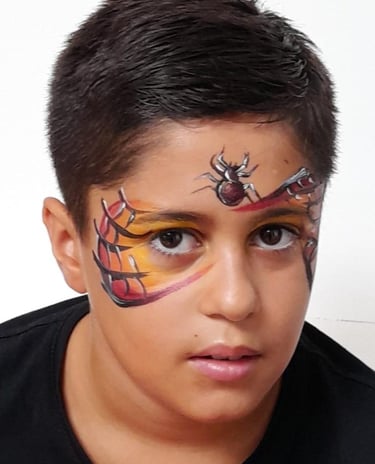 Animation maquillage anniversaire garçon