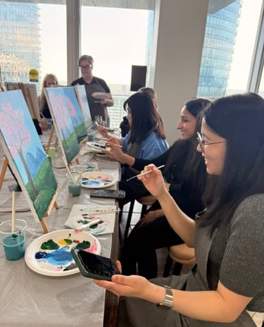 corporate events paint party vancouver