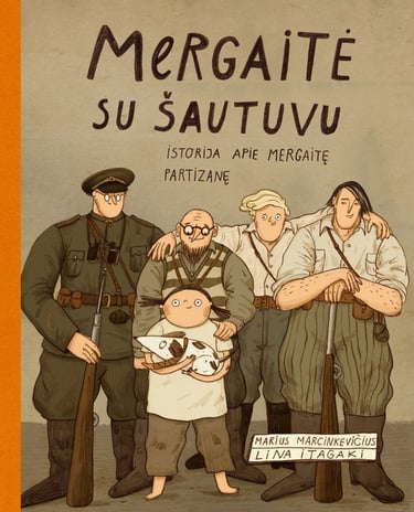 Mergaitė su šautuvu_apžvalga_Malakauskas